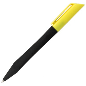 Ручка  чорна TRESA з кольоровим кліпом