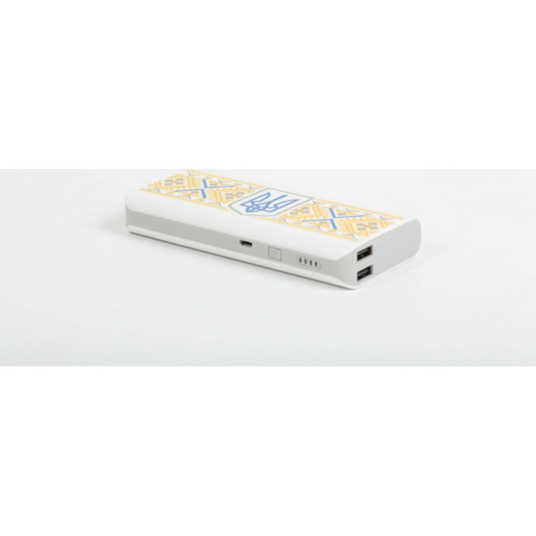 Повербанк Hardy, 11000 mAh, 2 USB з принтом "Герб України" - Зображення 2