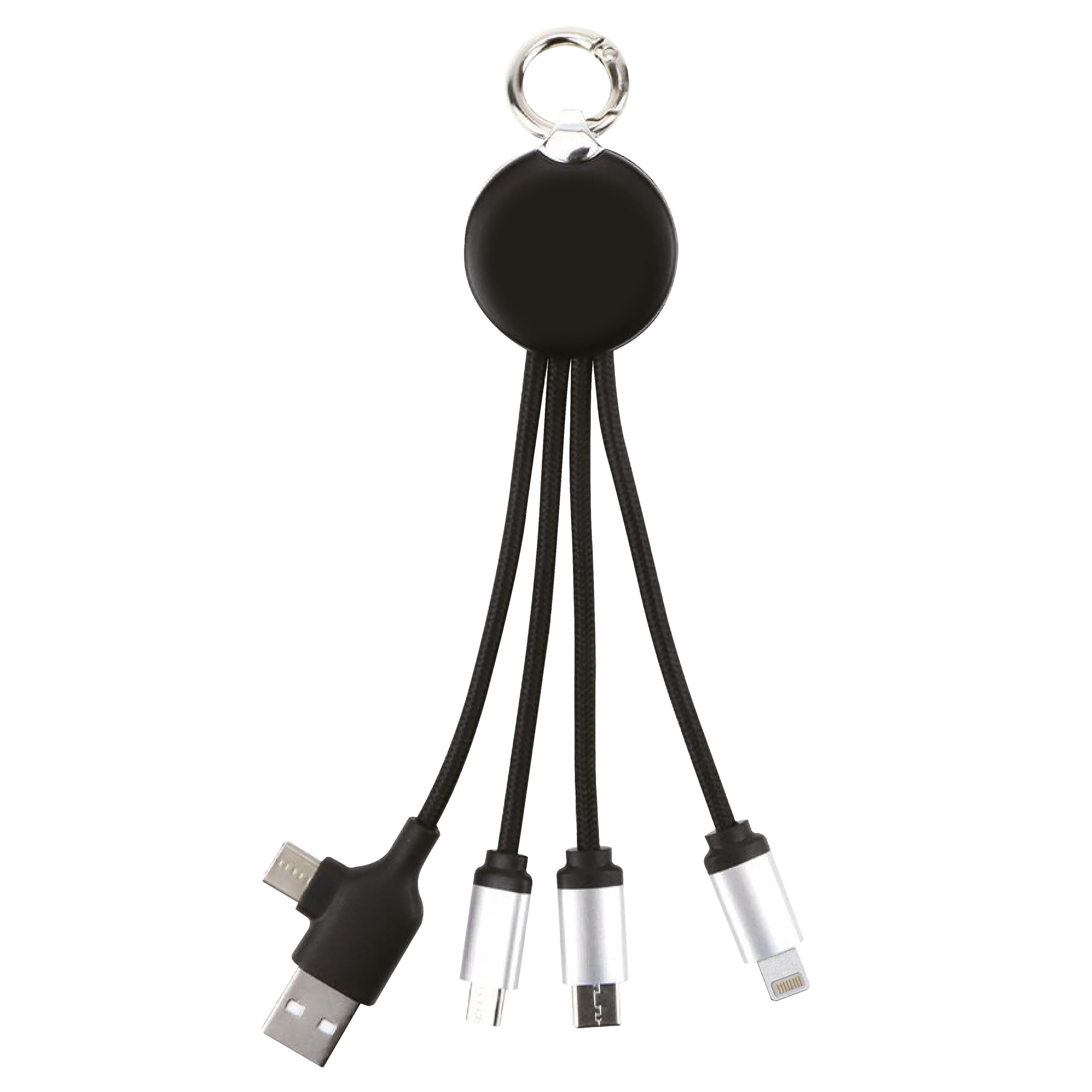 Зарядний кабель 3 в 1 з підсвідкою Orion, ТМ TEG