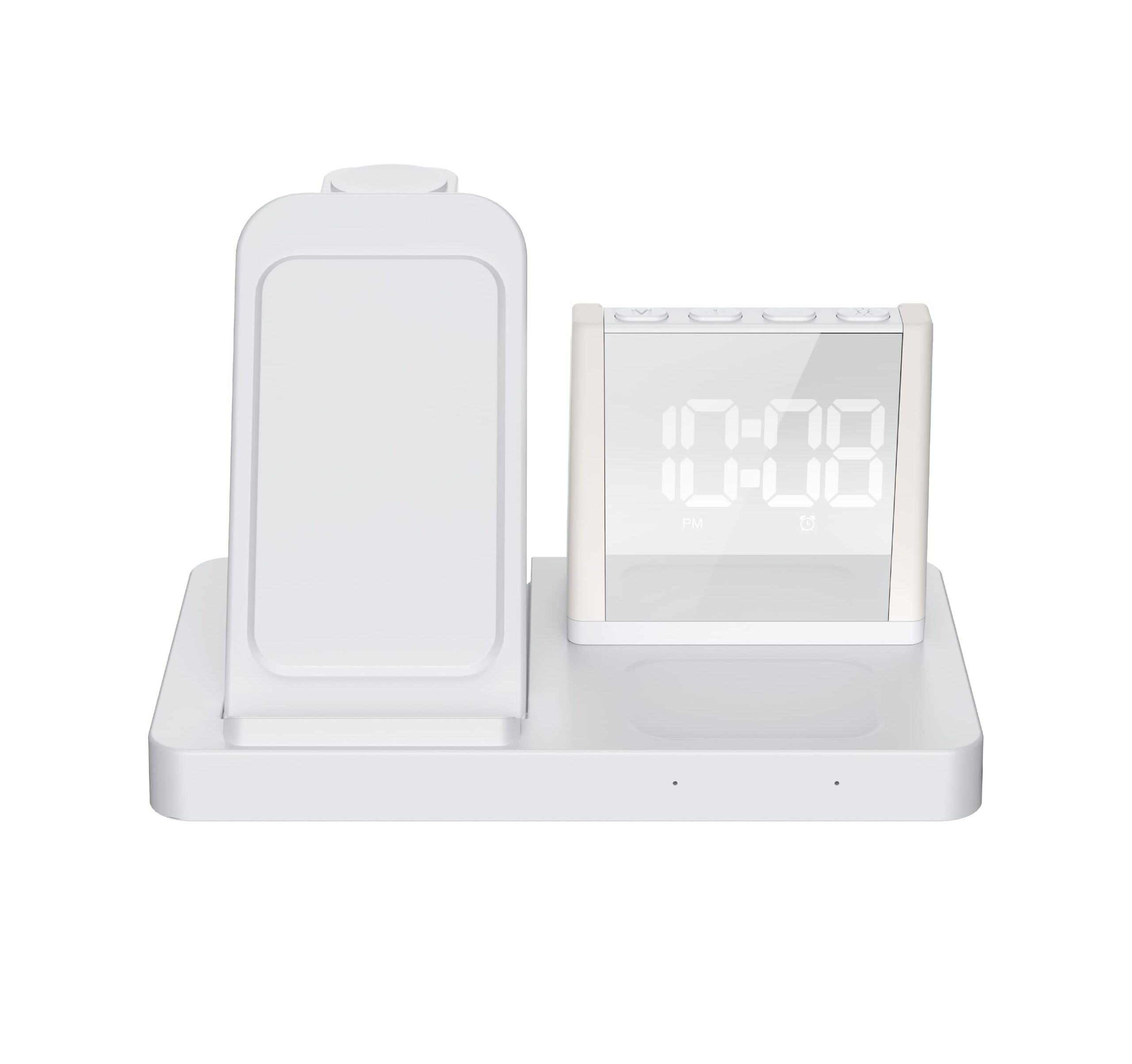 Бездротовий зарядний пристрій з годинником Time Dock - Зображення 2