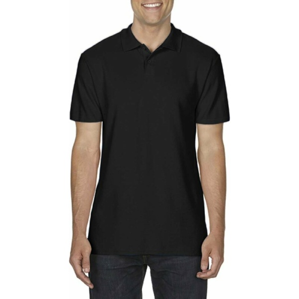 SOFTSTYLE® ADULT DOUBLE PIQUE POLO