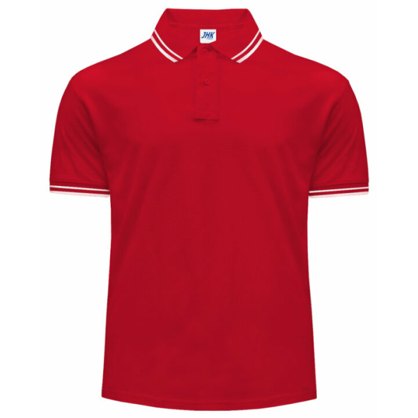 JHK POLO REGULAR MAN CONTRAST - Зображення 3