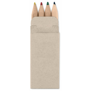 Набір з 4 бежевих олівців PETIT ABIGAIL